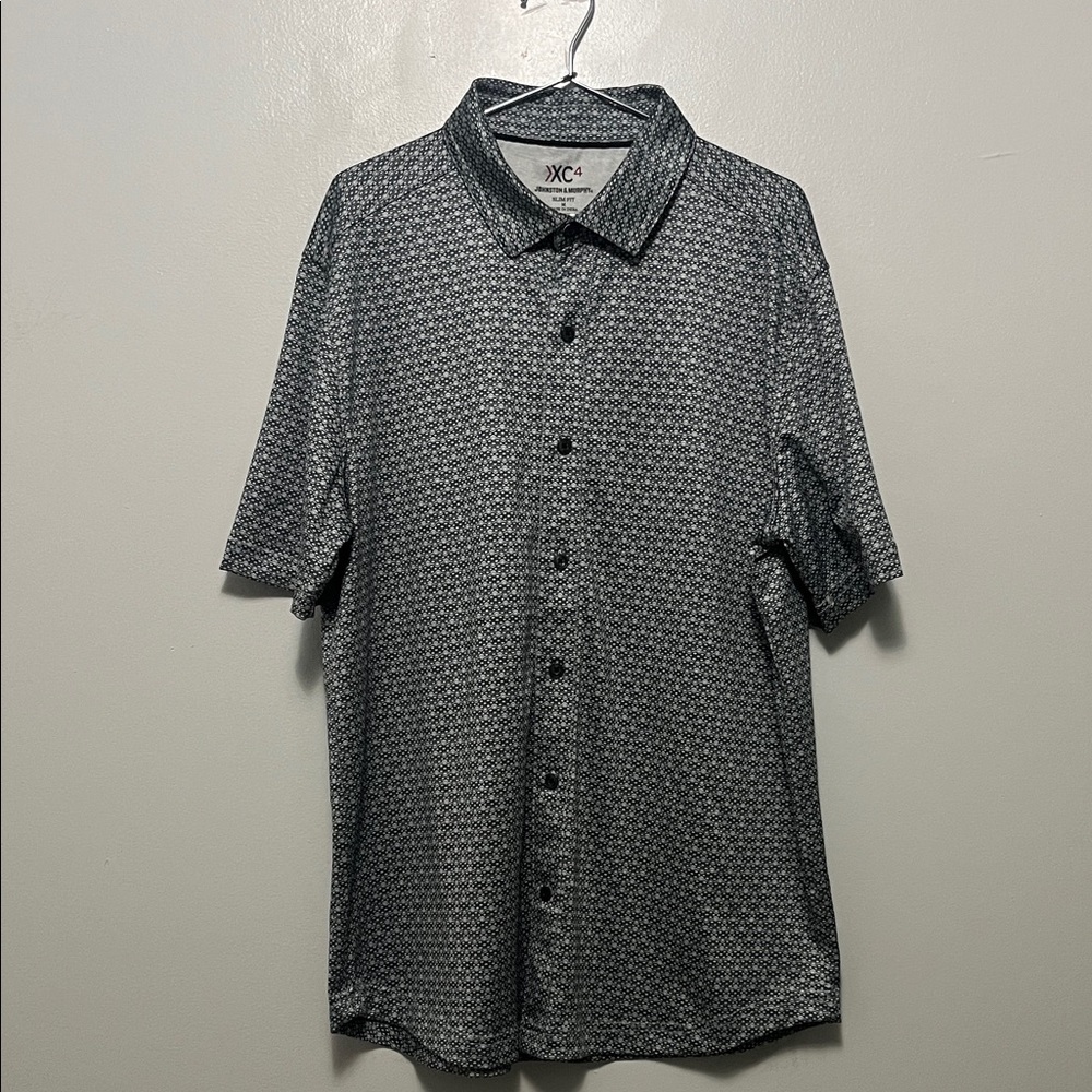 Johnston & Murphy Geometric Print Shirt